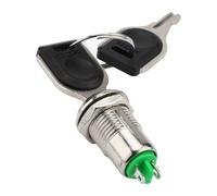 MagiDeal Mini serrure électronique 2 positions 12 mm, pièce de réparation multifonction, clé marche/arrêt en métal, 2 clés pour kart, automobile