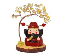 MagiDeal Mini statue de Bouddha avec arbre à argent, ornement Feng Shui, décoration de table, figurine miniature pour bureau, voiture, Nouvel An, Style A