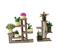 MagiDeal mini-supports à fleurs à l'échelle 1/64, accessoires miniatures pour maison poupée, décor micro-, ornements pour petites, Style C