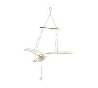 MagiDeal Mobile de mouette en bois, décoration suspendue de mouettes montantes en bois, décor suspendu de plafond de mouette unique, pour la maison de salon