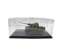 MagiDeal Modèle de char 1/72, décoration de bureau, mini modèle, jouet cadeau pour hommes avec boîte anti-poussière, véhicule char pour meuble TV, bar, étagère