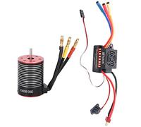 MagiDeal Moteur Brushless & 60A ESC Bulid in 5.5V/3A Bec pour 1/10 RC Car Truck Remote Control Vehicle, 3600KV