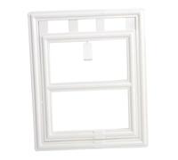 MagiDeal Moustiquaire pour chatière de Petite et Moyenne Taille, Multifonction, pour fenêtre et Porche, Installation Facile, cloison Universelle épaisse, Blanc