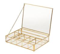 MagiDeal Multifonction de Terrarium Géométrique 7 Grilles pour Plante Succulente - à Bijoux - de Rangement pour Chose Cadeau, 20 x 15 x 5 cm