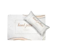 MagiDeal Nail Art Hands Handder Set Nail Desk Mat Facile à Nettoyer Washable Sponge Oreiller pour le poignet Technicien de clous Manucure, Beige