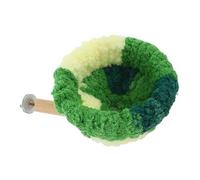 MagiDeal Nid d'oiseau pour Cage, cabane pour Perroquet, Habitat pour Cage d'animaux de Compagnie, décoration, Maison pour Oiseaux, lit Suspendu pour, S with Stand Pole