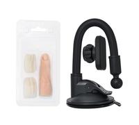 MagiDeal Ongles Traine art outil en silicone doigts de ongles pratiquer le mannequin en silicone avec un support pour l'affichage des ongles de bricolage,