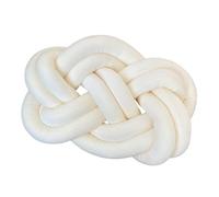 MagiDeal Oreiller à nœud en PP en Polyester nordique, mignon, confortable, taille, coussin de sol pour salon, bureau, maison, chambre à coucher, blanc laiteux