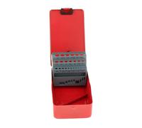 MagiDeal Organisateur de Distributeur de forets, boîtier de forets hélicoïdaux, métal, Accessoire Professionnel, boîte d'indexation de forets Vide, Mallette de, 25 emplacements