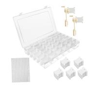 MagiDeal Organisateur de fils à broder, boîte de rangement pour fils à point de croix, enrouleur de canette léger pour la couture, perles, bijoux et loisirs