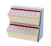 MagiDeal Organisateur de sachets de thé, coffre à thé peu encombrant et polyvalent avec couvercle, support pour dosettes de café, récipient pratique pour, Blue Blanc