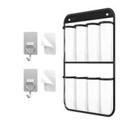 MagiDeal Organisateur Mural Porte-ustensiles, Pochette de Rangement Multi-usages à Suspendre à Une Porte, Gain de Place, Idéale pour Les Chambres D'étudian, clair