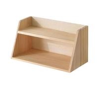 MagiDeal Organiseur de comptoir en bois pour tasses, thé, cosmétiques, bureau, table à manger, bureau, Couleur Du Bois