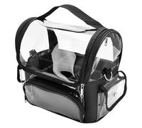 MagiDeal Organiseur de Maquillage Transparent pour avec Compartiments, Portable, 11,8 x 9,4 x 6,7 Pouces, PVC Transparent