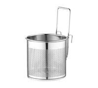 MagiDeal Panier à pâtes en Maille, passoire à Nouilles, Crochet de Suspension latéral, écumoire Ramen Robuste, passoire à Aliments en Maille pour la Cuisson, 10x11cm Argent