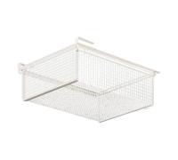 MagiDeal Panier à tiroir Coulissant Suspendu, Cadre de Rangement pour Armoire, boîte de Rangement pour Placard, tiroir de Rangement pour Cuisine, Chambre à, Blanc, M