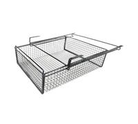 MagiDeal Panier à tiroir Coulissant Suspendu, Cadre de Rangement pour Armoire, boîte de Rangement pour Placard, tiroir de Rangement pour Cuisine, Chambre à, Noir, M