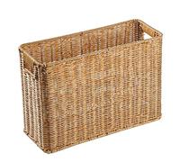 MagiDeal Panier de Rangement Organiser Les étagères Conteneurs Rectangle Panier de Finition pour armoires de Maison, Brun Clair