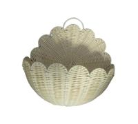 MagiDeal Panier Mural tressé de Rangement, Organisateur Pratique pour Divers Objets, Panier Suspendu pour Magazines et Jouets dans Une entrée de, S