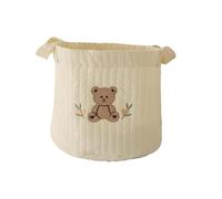MagiDeal Panier Rangement Bébé, Panier à Langer avec Poignées Multifonction, Panier à Couches Bebe Portable et Pratique, pour Lingettes Humides et Articles pour Bébé, Ours Assis Grand