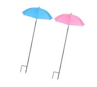 MagiDeal Parasols pour Plantes, Housses d'ombrage décoratives, Robustes et polyvalentes, Protection pour jardinières, Pots, Jardins et Plates-Bandes, 2 Pièces