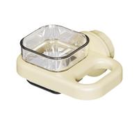 MagiDeal Parket Aliments Plat Bird Waterer Grand capacité Stable Aifant d'oiseau d'alimentation Bol d'alimentation de Tasses pour Perroquet à l'intérieur de la, Blanc