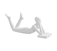 MagiDeal Penseur Statue Penseur Figurine Sculpture Abstraite Style Nordique Artisanat Ornement Collection Oeuvre pour Bar Chambre Bureau Bureau Décorations, Modèle B 20x5x8cm