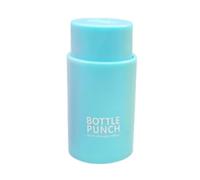 MagiDeal Perforatrice pour bouchons de bouteilles d'eau, légère et créative, pour pailles, idéale pour pique-nique à la maison, Bleu