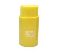 MagiDeal Perforatrice pour bouchons de bouteilles d'eau, légère et créative, pour pailles, idéale pour pique-nique à la maison, Jaune