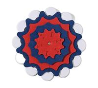 MagiDeal Pet Dog Lick Pad Cat Cat Slow Feeder Tapis Slow Feeder Interactive Food Dispensver Puzzle Enrichment Toy Elinging Pad Interactive Toy, Bleu