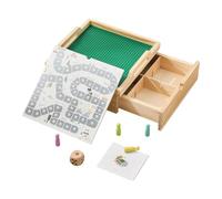 MagiDeal Petit bloc de boîte de construction jouets de développement de compétences pratiques jouet créatif jeu d'échecs en bois pour les enfants d'âge