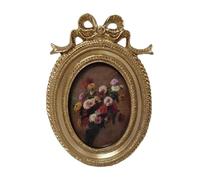 MagiDeal Petit cadre photo vintage en résine, décoratif pour la maison, à poser ou à accrocher dans la salle à manger, la cuisine ou le salon.