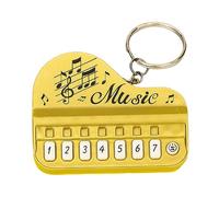 MagiDeal Petit clavier électronique porte-clés piano porte-clés véritable travail ornements mini doigt porte-clés pour garçons filles adolescents, auréé
