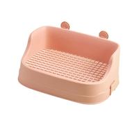 MagiDeal Petits Animaux de Compagnie litière litière Boîte à Petit de avec Une Bouteille de Fermeture à Cage à Cage intérieure Facile à Nettoyer, Rose