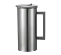 MagiDeal Pichet D'eau En Acier Inoxydable, Cruche à Eau Inox Carafe1.8 L, Pichet à Boire Froid Maison Métallique à Eau pour Rassemblements de Vacances Travel, Servir de L'eau, Des Jus de Fruits, Gris