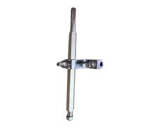 MagiDeal Pignon de chaîne de pédale de grosse caisse, connecteur de came, tige, pièces d'instruments de batteurs, métal professionnel, installation facile, avec Clip Argenté