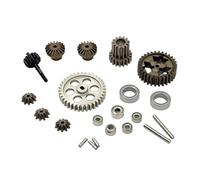 MagiDeal pignons et roulements pour boîte vitesses voiture RC, pièce rechange en métal facile à installer soi-même pour camion RC 1/24