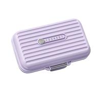 MagiDeal Pilulier hebdomadaire étanche avec séparateur, facile à ouvrir, protection, distributeur, support quotidien pour la maison, les, adultes, Violet Grand