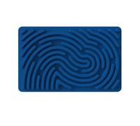 MagiDeal Planche Sensorielle Enfant Planche d'Activités Jouet Sensoriel Plateau Fidget Manipulable en Silicone Souple Cheminement Guidé Pressions Répétées , Bleu Foncé