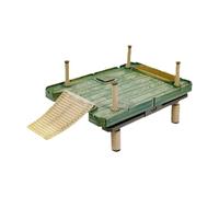 MagiDeal Plate-Forme de Repos de Tortues cachettes de Tortue Rampe de Tortue Rampe Plate-Forme de selsification des Tortues à la Grenouille Tortues Dragon à, 40.5x27.5 Cm