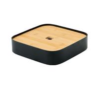 MagiDeal Plateau à thé Kungfu, égouttoir Simple, boîte à thé Gongfu, Accessoire de cérémonie pour fête, Maison, Salon, Salon de thé, Restaurant, Noir