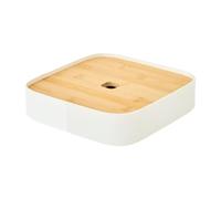 MagiDeal Plateau à thé Kungfu, égouttoir Simple, boîte à thé Gongfu, Accessoire de cérémonie pour fête, Maison, Salon, Salon de thé, Restaurant, Blanc