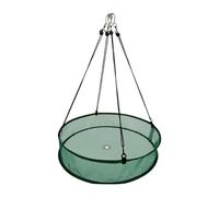 MagiDeal Plateau de récupération de graines pour Oiseaux, Plateau Suspendu, Accessoires de Jardin, Cerceau Pratique pour graines pour Oiseaux, mangeoire à, Vert
