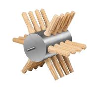 MagiDeal Plumeuse à Volaille, Plumeur à Perceuse Facile à Utiliser, Accessoire de Plumeuse Portable avec Doigts pour Poulet, Canard, Oiseaux, Oie, Pigeon