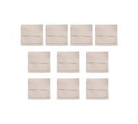 MagiDeal Pochette à Bijoux en Microfibre, 10 pièces, Sac d'emballage de Bijoux, Sacs Cadeaux pour Bijoux, Sac en Microfibre pour Bracelet et Collier, Beige 6.2cmx6.2cm