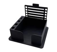 MagiDeal Pochoir de notes autocollantes, support de notes autocollantes portable et réutilisable pour la planification et l'organisation, distributeur de, Noir