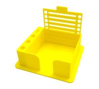 MagiDeal Pochoir de notes autocollantes, support de notes autocollantes portable et réutilisable pour la planification et l'organisation, distributeur de, Jaune