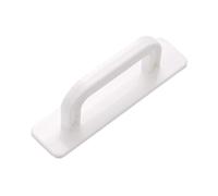 MagiDeal Poignée de porte auto-adhésive, peler et coller, blanche, poignée de tiroir d'armoire instantanée, pour armoires, salle de bains, 10 cm x 2.5 cm