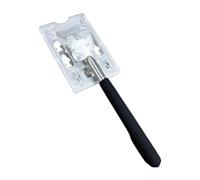 MagiDeal Porte-Cartes télescopique, Poteau de paiement, Pratique, Portable, Facile à Utiliser, pour Garage, stationnement, péage, Clair