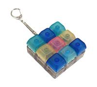 MagiDeal Porte-clés clavier Fidget 9 touches, nouveauté, mécanique, compact, pour cadeau, école, bureau, maison, adolescents, Style C